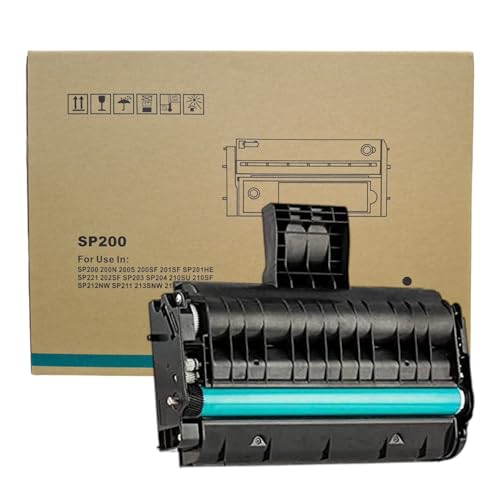 Image of SP-200 Toner Cartridge for Ricoh SP-200, SP-200N SP-200S SP-200SU SP-202SN SP-203SFN SP-203SF SP-210 SP-210SU SP-210SF SP-212Nw SP-212SNw and SP-212SFNw (Black)
