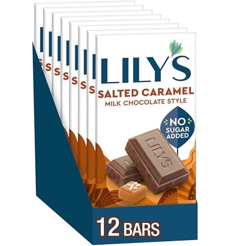 LILY'S Salted Caramel Milk Chocolate Style No Sugar Added, Sweets