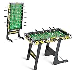 Powerplay 3ft Folding Football Table, Mini Table Football Game for Kids & Adults, Compact & Portable, Easy Storage, Gift for Boys and Girls