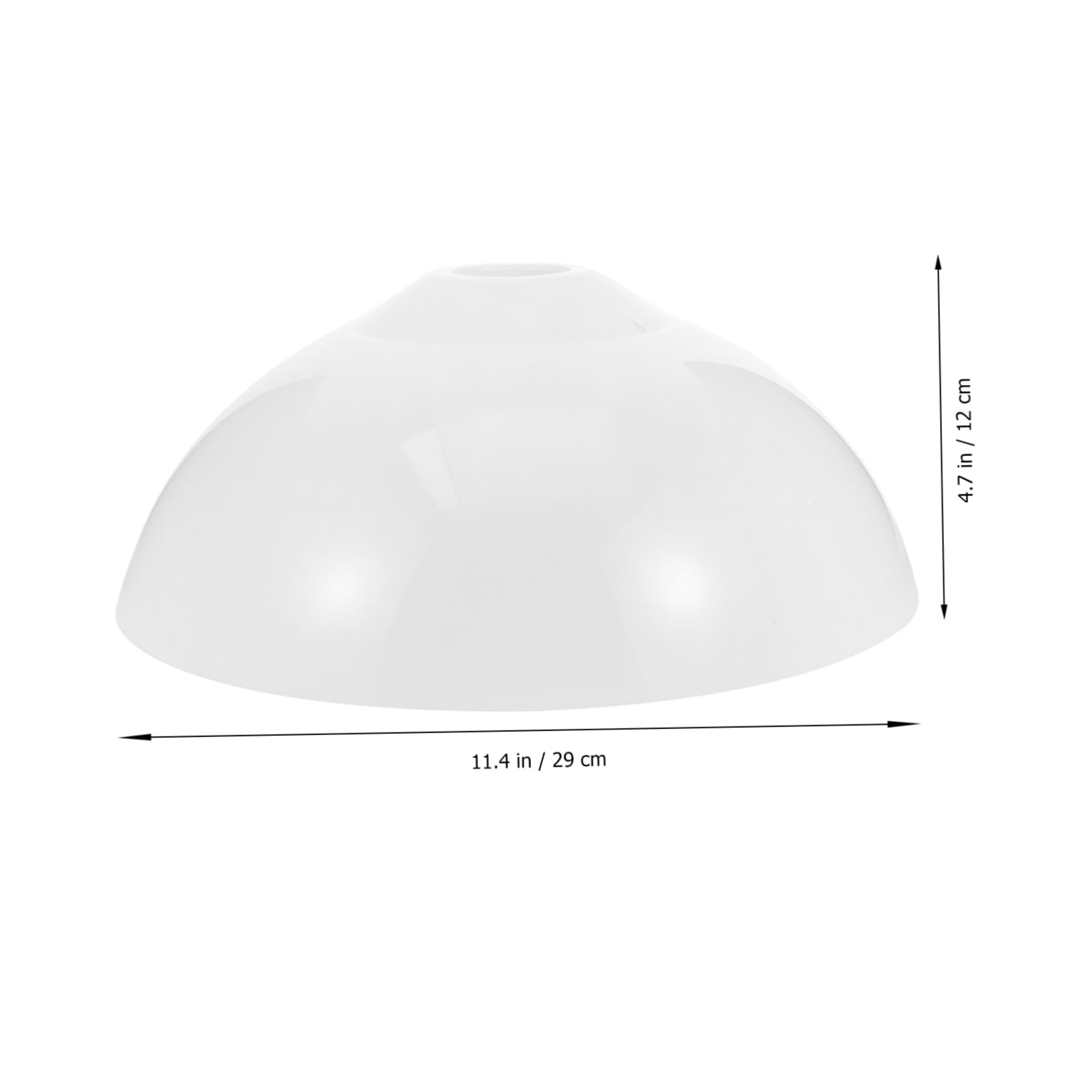 Artibetter Paralume a Sospensione in Acrilico Bianco per Lampada E27, Design Moderno e Semplice, Facile da Installare, Adatto per Lampade a Soffitto in Casa