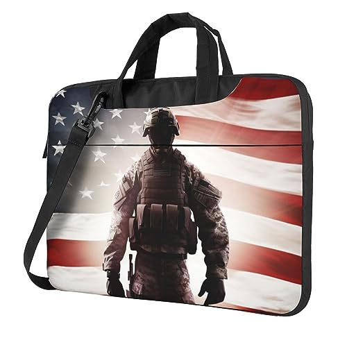 Sacoche ordinateur portable soldat grand volume pour transporter tous vos documents