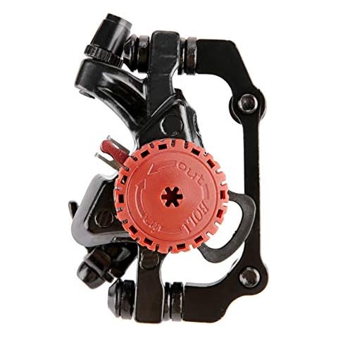 Dingln Bike Mechanical Brake Caliper,Mountain Bike Aluminum Alloy Rear Disc Mechanical Caliper Brake Bicycle Parts Cover
