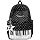 Piano Backpack Whimsical Twee Backpack Y2k Cute Bookbag Medium Daypack Cutecore Supplies (Black polka dot)