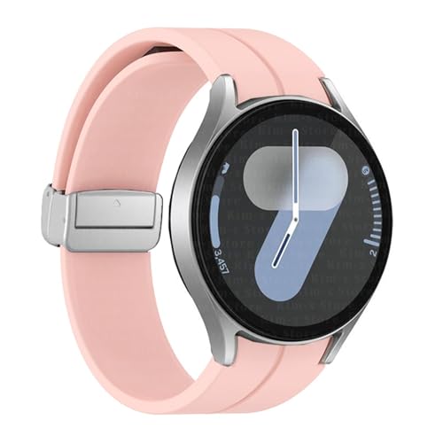 Bracelet silicone Galaxy Watch 4 rose S résistant à la transpiration et aimanté