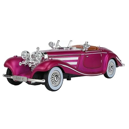 JABAS Mercedes-Benz 500K 1:24 Diecast Scale Model Alloy Metal Classic Vintage Pull Back Toy Car For Kids With 4 Openable Doors & Light, Music Toy Vehicle For Kids (Vintage Car), Multicolor (B0DFVFKQ4T) Amazon Price History, Amazon Price Tracker