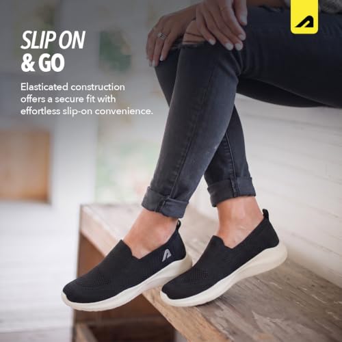Image of Boldfit Shoes for Woman Soft Sole Women Shoes Memory Foam Walking Shoe for Women Slip on Shoe Woman Anti Skid Foot Wear for Ladies for All Day Walking