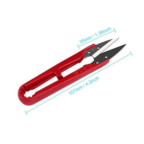 3 Pcs Premium Sewing Scissors, Mini Small Trimming Nippers, 4.2-inch Yarn Thread Snip Cutter, SS304 Metal Embroidery Supplies, Great for Stitch, Suture, Fabric, Craft, String. Sharp Tailor Gadgets.