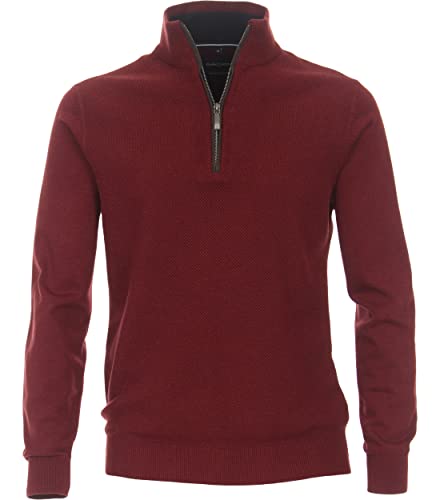 Casamaoda Strick Troyer 100% Baumwolle Farbe weinrot Größe XL