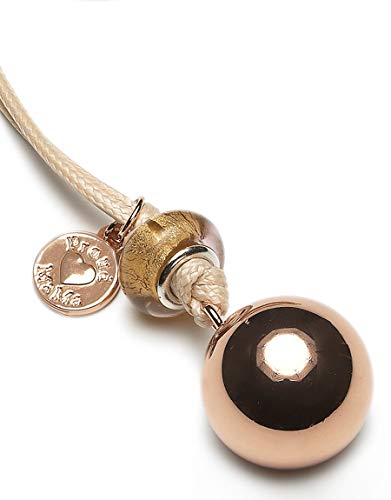 Preisvergleich Produktbild Proud MaMa Bola Klangkugeln Rosa Rund Versilbert Schwangerschaft Schmuck