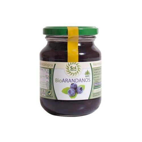 Mermelada Arandano Bio Sin Azúcar 330 Gr De Solnatural