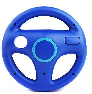 Preisvergleich Produktbild Romote Fashion Racing Spiel-Lenkrad für Spiel Wii Mario Kart (blau)