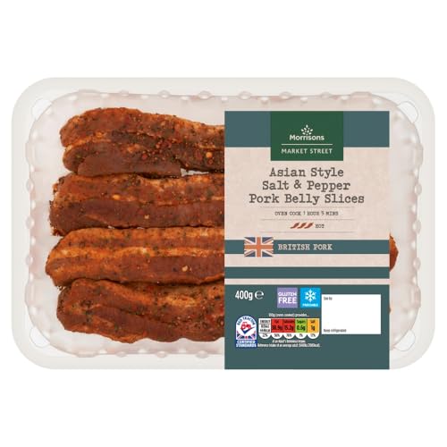 Morrisons Asian Salt and Peppered Pork Belly Slices 400g