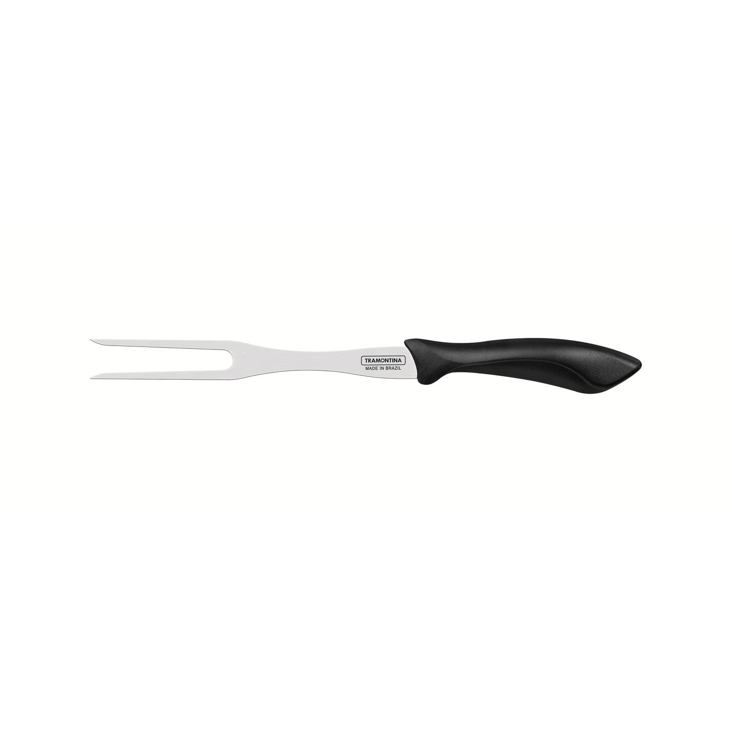 Tramontina Affilata Carving Fork with Stainless Steel Blade and Black Polypropylene Handle