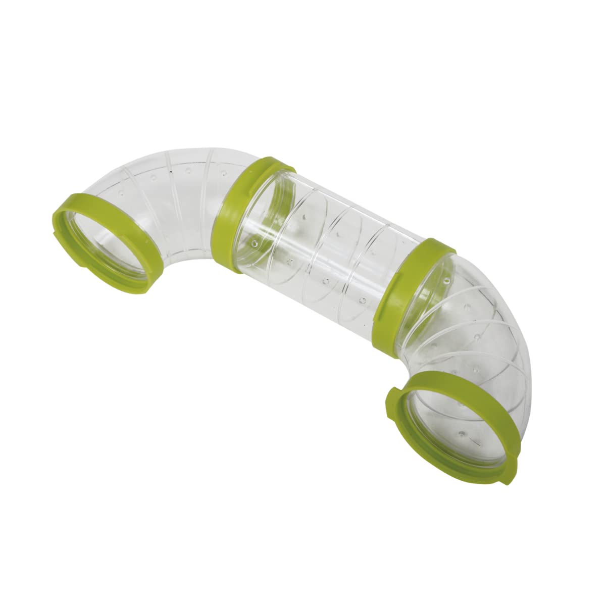 VOLTREGA Juego 2 Tubos Curvos + 1 Recto Hámster - Surtido de Color