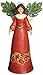 Jim Shore Heartwood Creek Holly Angel Stone Resin Figurine, 9.5”