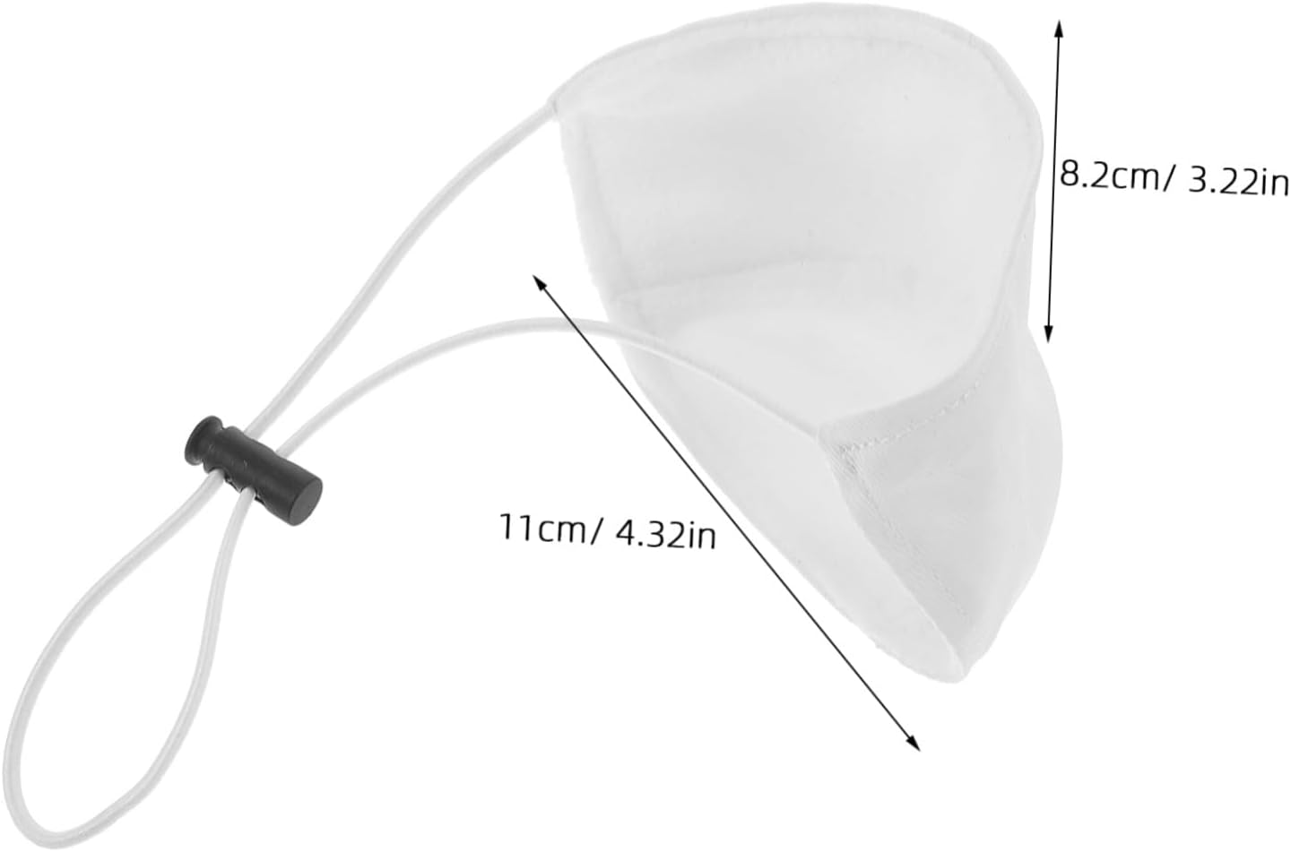 Shoe Heel Protectors for Drivers Unisex Cover for High Heels Comfortable for Long Distance Driving Design White