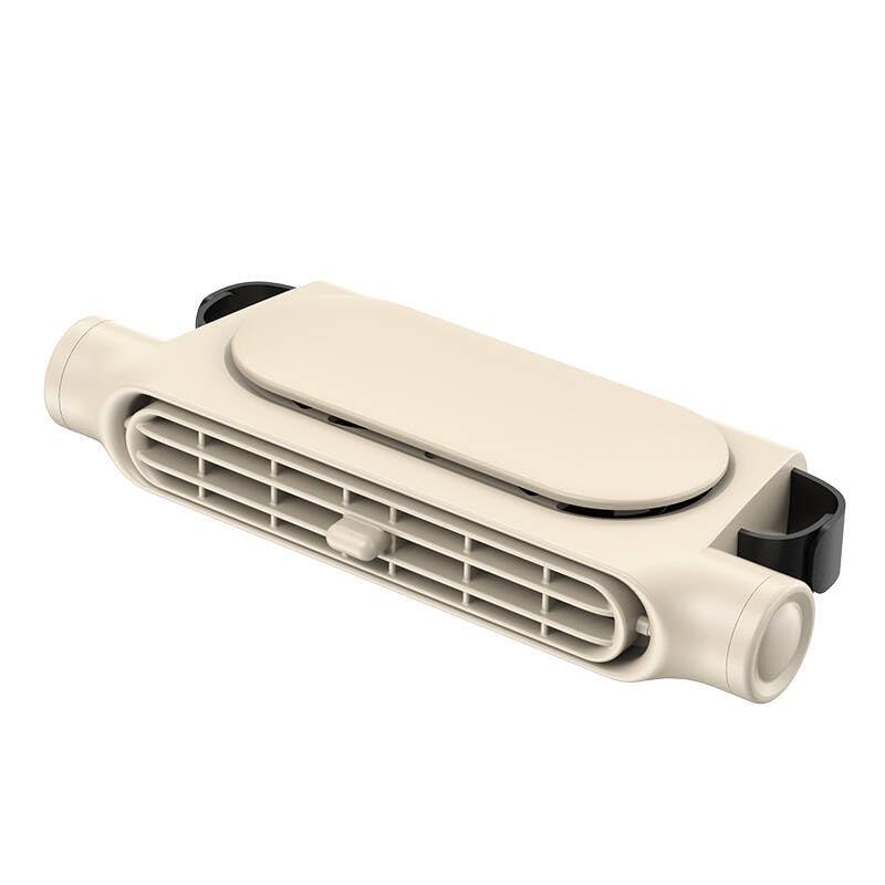 Car Fan Car Seat Fan with 3 Speeds, USB Powered Fan for Car, Car Fans That Blow Cold Air, Car Fans for Backseat for Kids Car Exhaust Fan, Car Ac for Sedan SUV/Jeep/Truck (Beige)