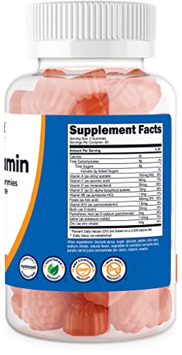 Nutricost Multivitamin Gummies 180 Gummies (Mixed Berry Flavored Gummies) - 90 Serv, Gluten Free, Non-GMO, and Vegetarian Friendly - Image 5