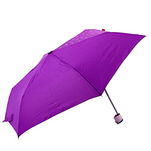 オフェス オフセンタ 全3色 折りたたみ傘 手開き パープル 6本骨 49.5cm 010044PU