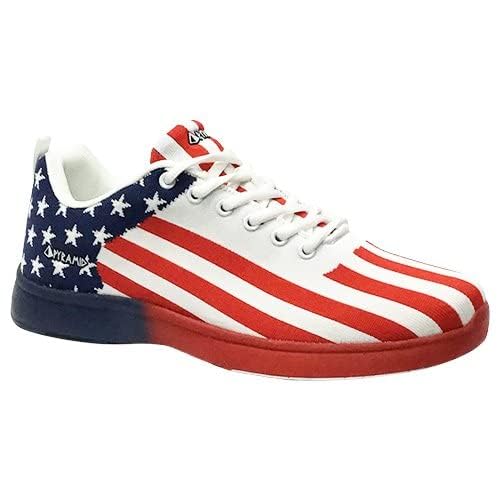 Pyramid Men's Path Lite Seamless Mesh Bowling Shoes - USA Flag Size 9 - Thumbnail 2