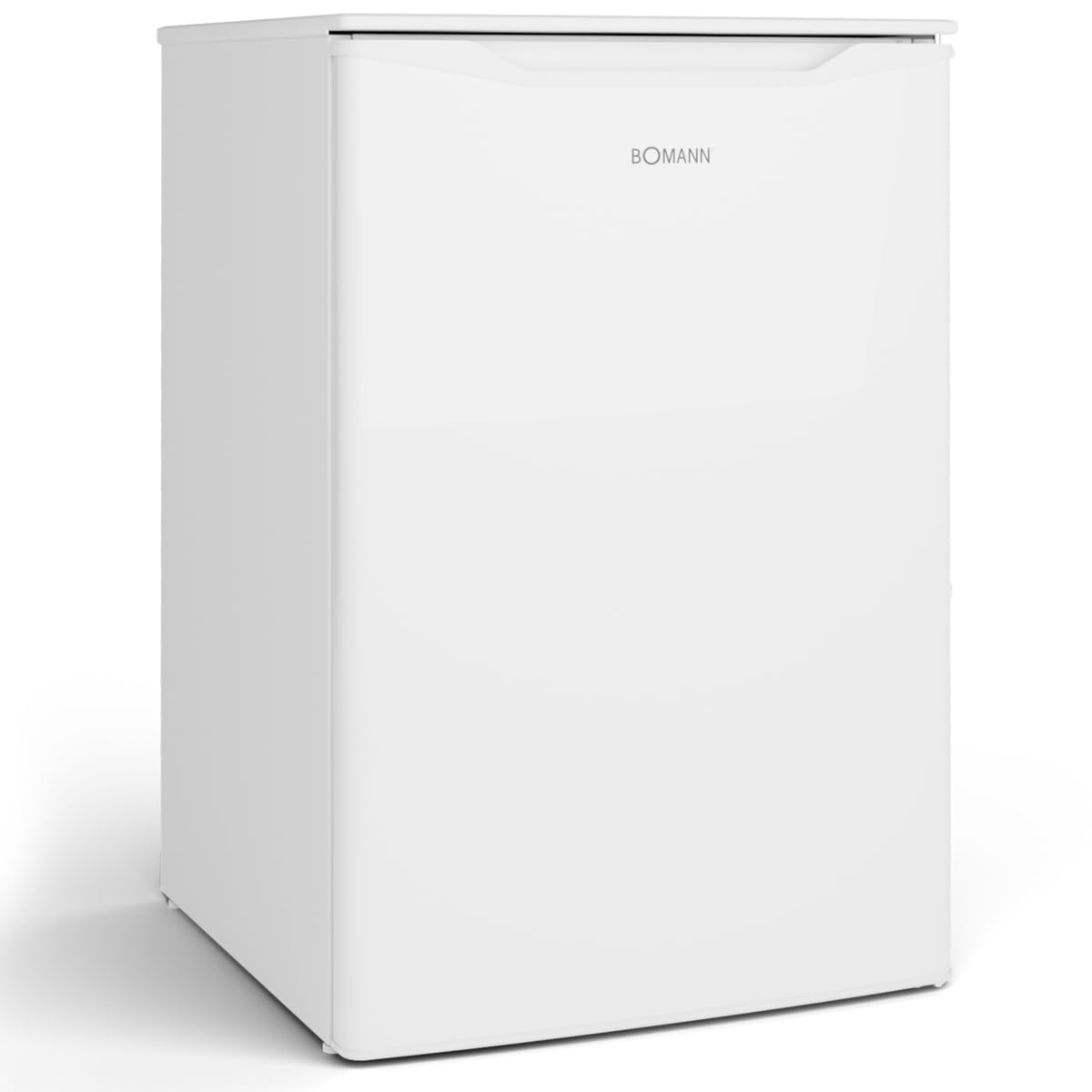 Bomann, Congelatore 87 L GS7253-Bianco 4 Stelle, Controllo Progressivo della Temperatura, 3 Cassetti, Vaschetta Ghiaccio, Reversibile, Classe N/ST/T, Ideale per Carne e Verdura, Rumorosità 40 dB