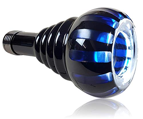 Ersatzglas für Shisha | Bowl Schraub-Gewinde | Farbe - Blau | Ersatzbowl für Wasserpfeife | Höhe - 30cm | Shisha Vase… – Bild 3