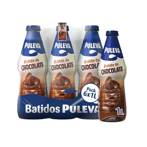 Batido Puleva de Cacao botella 1L – Pack 6 unidades