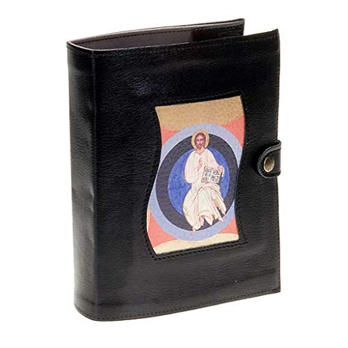 Holyart Custodia Neocatecumenale Nera Cristo nel Cerchio, Bibbia di Gerusalemme