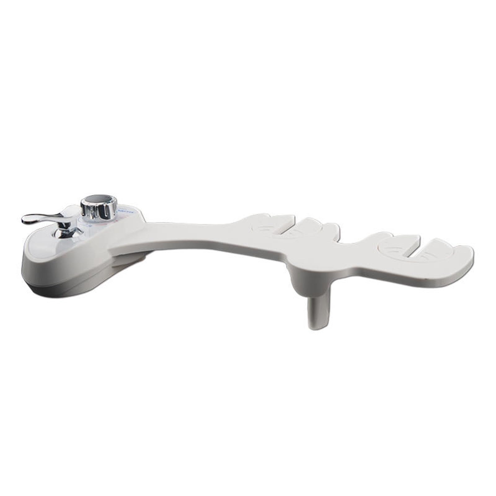 Bidet Toilette WC Non Electrique Toilette Japonaise avec Double Buses Rétractables Autonettoyantes Pression d'eau Réglable