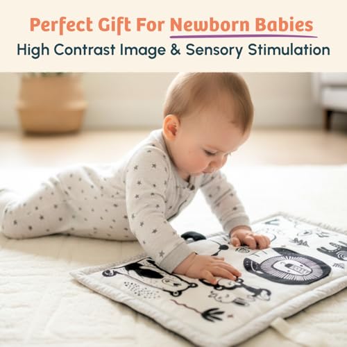 Image of Curious Cub Sensory Cloth Mat | Play Mat for Babies 0 to 12 Months | Tummy Time Toys for Babies with 6 Interactive Features Baby Toys | Gift for New Born Baby Boy & Girl | Toys for New Born Baby