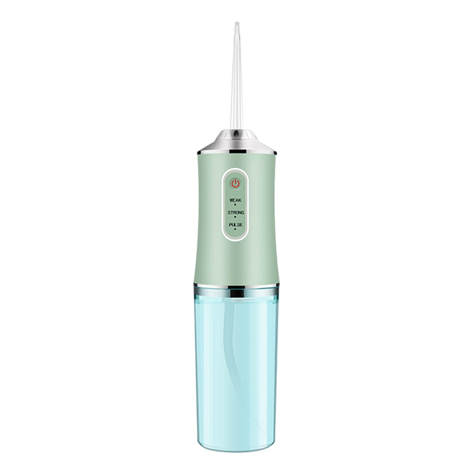 Water Flosser, Cordless Water Flosser for Teeth, Portable Dental Floss Oral Irrigator 3 Modes 5 Jet Tips IPX7 Waterproof 360°Rotation USB Rechargeable 300ml Reservoi green