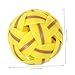 Sosoport Plastic Woven Football with Net Bag Versatile Outdoor Soccer Plaything for All Ages for Beach Playground and Backyard Fun Plastic Decor