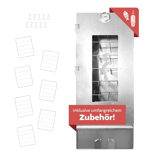 LEMODO Räucherofen XL mit Schönheitsfehlern Räucherschrank 110cm Kalträucherofen Tischräucherofen (110cm Aktion)