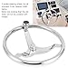 13.5in 3 Spoke 316 Stainless Steel Yacht Steering Wheel, Weather and Rustproof, with 5/8in ‑18 Nut Turning Knob, Fits Standard 3/4in Tapered Shaft Helms