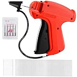EZHome Price Tag Gun, Tagging Gun for Clothings Tag Attacher Gun Price Label Gun Clothes Labeler with 5 Needles & 1500 (+500 Extra) Pcs Barbs Fasteners (1500)