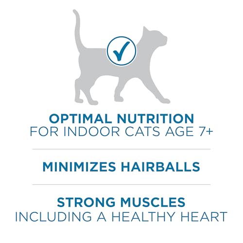 Purina ONE High Protein, Natural Senior Dry Cat Food, Indoor Advantage Senior+ - 3.5 lb. Bag