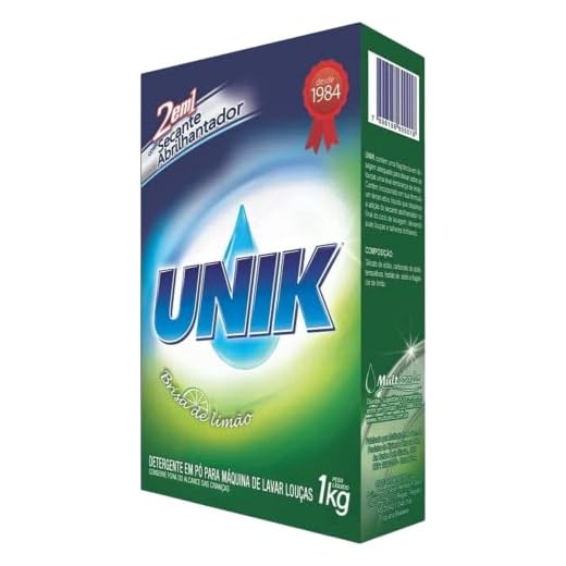 DETERGENTE PARA MÁQUINA DE LAVAR LOUÇAS UNIK 1Kg