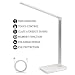 Produktbild Sooair Schreibtischlampe LED 6W, Büro Tischleuchte 5 Farb und 3 Helligkeitsstufen Dimmbar USB-Anschluss Tischlampe Augenschutz Touchfeldbedienung für Büro, Lesen, Studieren [Energieklasse A+]