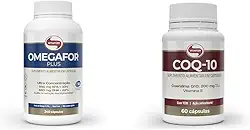 Kit Vitafor Omegafor Plus 240 Cápsulas + Coenzima Q10 200mg 60 Cápsulas