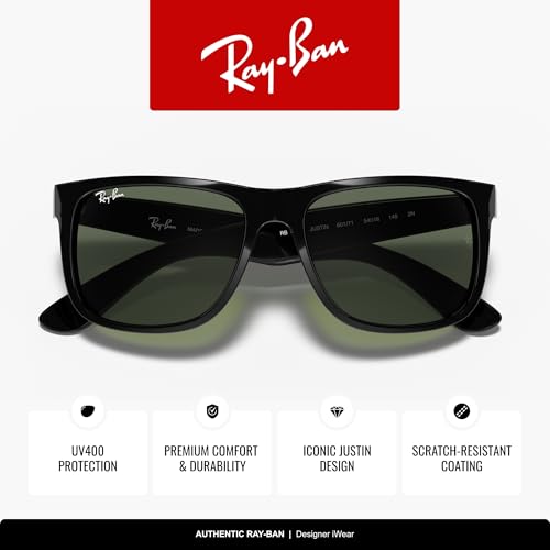 Image of Ray-Ban RB4165 Justin Classic Square Sunglasses for Men for Women