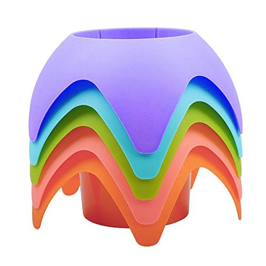 Beach Vacation Accessories, AOMAIS Beach Sand Coasters Drink Cup Holders(MultiColor, 5 Pack)