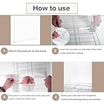 8 Pack Shelf Dividers for Wire Shelves, Acrylic Clear Closet Organizers and Storage for Sweater, Shirts, Bookshelf Handbags Separators Dividers for Closet Organization in Bedroom/Kitchen/Office/Pantry - Image 5