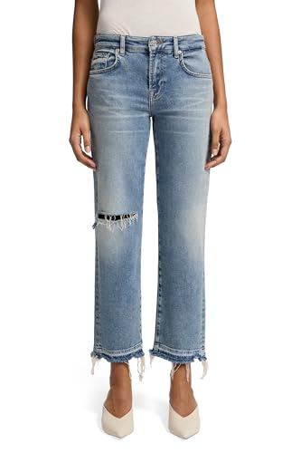 7 For All Mankind Women's Calie Straight Ankle