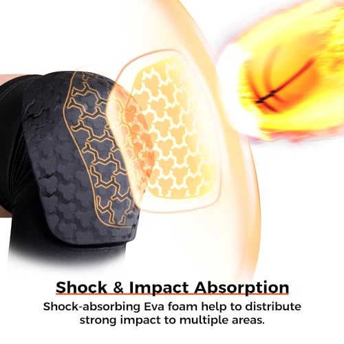 Image of COOLOMG Basketball Knee Pads for Kids Youth Adult