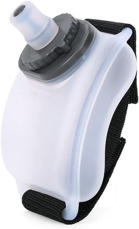 200ml Outdoor Running Wrist Water Bottle Fitness Cycling Sports Water Cup Marathon Hydration Portable Water Bottle(Color:Translucent Black)