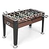 Goplus 54 foosball table for adults full sized game tables with 2 balls wood arcade soccer table game for kids indoor game room family night  urban country home decor