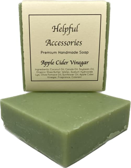 Helpful Accessories Jabón hecho a mano prémium (vinagre de sidra de manzana)