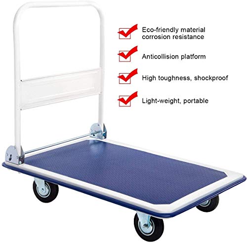 Carretilla plegable plataforma con capacidad 660 lbs miniatura 5