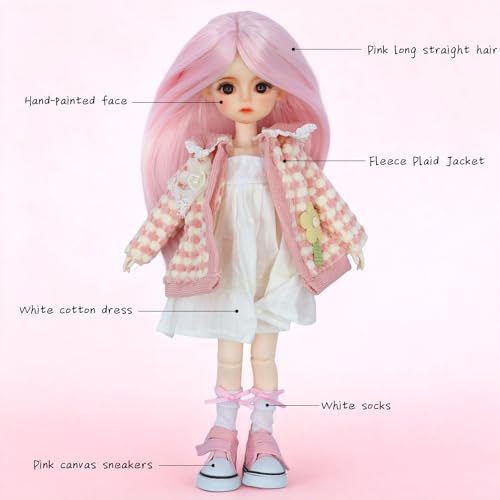 Muñeca coleccionable articulada anime 30 cm LINYARTH miniatura 2