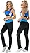 ToBeInStyle Women's Skinny Ankle Length Polyester Blend Exercise Pants Gymwear - Straight Leg - Turquoise - XL